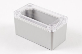 PC enclosure, (L x W x H) 95 x 50 x 50 mm, light gray (RAL 7035), IP65, RP1040C