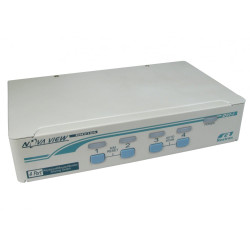 Przełącznik KVM KVM-DV04, 4-portowy PS/2 4, Rextron DVI-D