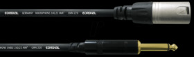 CCM 7,5 MP Microphone cable, XLR connector/mono jack/7.5 m
