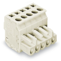 WAGO 722-220/026-000 Female MCS-MIDI 20P 5mm Latched Angled Inline0