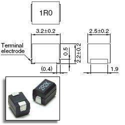 Dławik SMD 1210 47nH 450mA NLV32T-047J-PF TDK