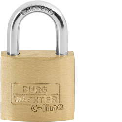 Burg Wächter 3001 Padlock 30mm Brass Body Keyed Different Solid Quality