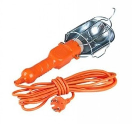 Lampa warsztatowa E27 40W / 230V IP20 z przewodem 5m, hak