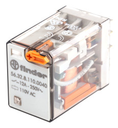 Przekaźnik mocy 110V ac DPDT Finder 1.5W, Wciskane 3940Ω Szybkie łączenie