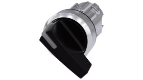 Przełącznik 2 pozycyjny 22mm czarny dł pióro z samopowrotem OI możl podświetlenie metal IP69k SIRIUS ACT 3SU1052-2CC10-0AA0