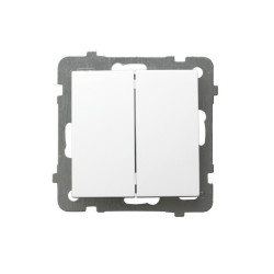 Łącznik podwójny biały ŁP-2G/m/00 As Ospel