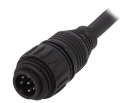 CA0161A02601512 Złącze okrągłe wtyk 7PIN męski przewody ECOMATE (C016)