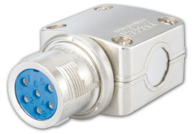 Złącze wielostykowe przemysłowe 4-pinowe Montaż na kablu Jaeger