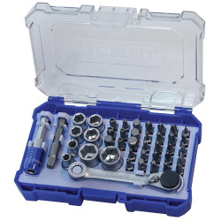 Faithfull FAISBSET42 Screwdriver Bit and Socket Set, 42 Piece