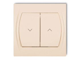 LOGO Wyłącznik żaluzjowy beżowy 1LWP-8 KARLIK