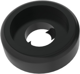 Cylinder head rosette, M3, H 2.2 mm, outer Ø 8.5 mm, PA, 003.08.230