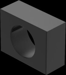Lock pressure hood, 24 mm x 18 mm, rectangular, for 61 series, 61-9230.0