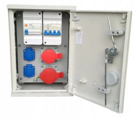 Rozdzielnica budowlana 16/5 32/5 2x230V rozdzielnia erbetka złącze pomiarowe RBG2LC