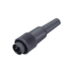 Binder 99-0617-00-06 Male 4-6mm Cable Mnt 6 Pin with Solder Termination