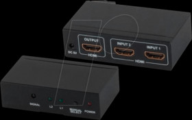 SP05-02002 HDMI Switch 2x IN 1x OUT 4K2K 3D VeR1.4