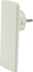 Extra-flat plug EVOline® with 5 mm installation height, white