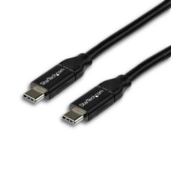 Kabel USB Złącze A USB C Złącze B USB C dł. 2m Kabel ładujący USB-C USB 2.0 kolor: Czarny
