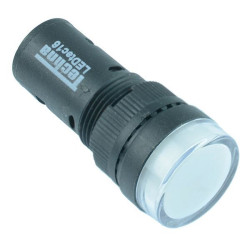 White 16mm LED Pilot Indicator Light 12V