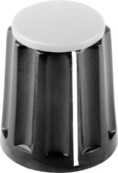 Mentor 330.31 330.31 Pokrętło z nakładką ze znacznikiem czarny (Ø x W) 11.8 mm x 13 mm 1 szt.