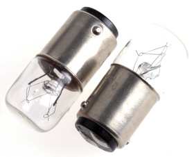 Oświetlenie wskaźnika 60 V 5 W BA15d bezbarwna 40 lm RS PRO rozmiar T16