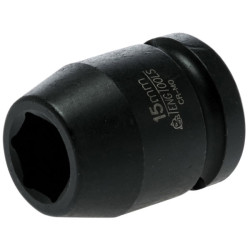 Teng 920515N Impact Socket Hexagon 6-Point 1/2in Drive 15mm
