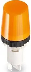 Signal light, with base BA15d, 250 V, transparent, Mounting Ø 30.5 mm, 1.63.521.199/0000