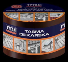 TAŚMA USZCZELNIAJĄCA DEKARSKA 15CM*10MB BRĄZOWA