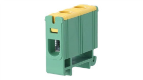 Blok Rozdzielczy - Odgałęźny 1 - Polowy 1,5-16Mm2 Żółto-Zielony Montaż Płaski...