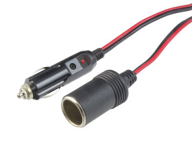 Przedłużacz zapalniczki samochodowej z kablem prostym 3.0m SZ310