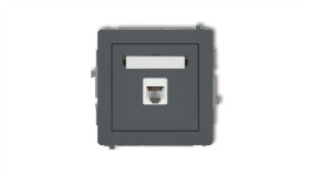 Deco Gniazdo Telefoniczne Pojedyncze 1Xrj11, 4-Stykowy, Beznarzędziowe...