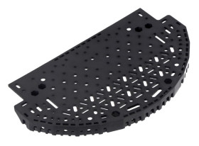 Pololu Romi Chassis Expansion Plate - Black