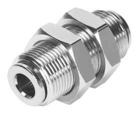 Złączka pneumatyczna Wciskane 6 mm Wciskane 6 mm Festo Adapter grodziowy do rur