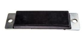 Mocowanie antywibracyjne, M16, Ø 273mm, H 25mm, 0, materiał: Guma naturalna 60 Shore A, RS PRO