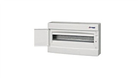 Obudowa Natynkowa Z Tworzywa 1X18 Ip40 Drzwi Białe, N+Pe