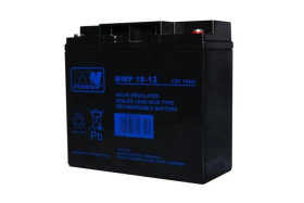 Akumulator VRLA AGM 12V 18Ah (żywotność 12lat) MWP 18-12