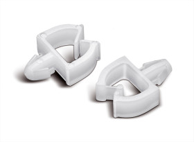 Zacisk kablowy 9 x 4 x 7.3mm materiał: Poliamid Naturalny uchwyt kabla +85°C