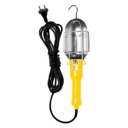 Opr.przen. 5m E27 230V klosz wył.żółta LWP-1/5 KEL