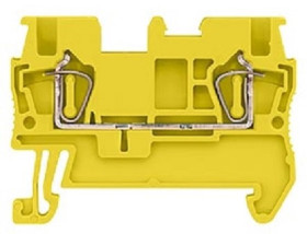 Zacisk do montażu na szynie DIN Siemens poziomy: 1 16AWGsprężynowa 8WH 500 V