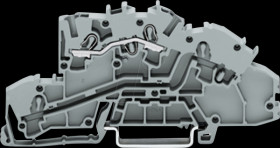 2003-7650 Multi-level installation terminal block, 2.5 mm², L, grey