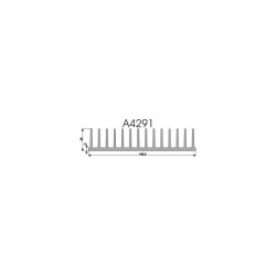 Radiator A4291 L-7cm