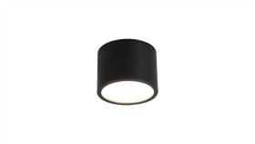 Lampa Sufitowa Kendal Oprawa Natynkowa 1 X Gx53 Czarna Lp-6331/1Sm Ip65 Bk...