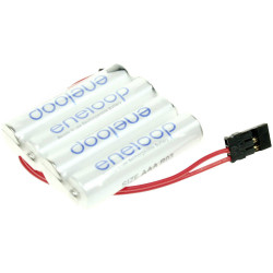 Panasonic 124004 eneloop Battery Pack 4x AAA 750mAh Low Self-Discharge