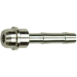 Hose grommet, L 48.5 mm, 60 bar, stainless steel, for cap nut, 111791