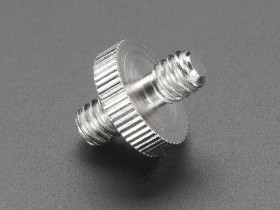 Adafruit 1/4" to 1/4" Screw Adapter - For Camera / Tripod / Photo / Video