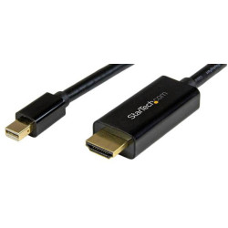 StarTech.com MDP2HDMM1MB Mini DisplayPort To HDMI Cable Converter 1m(3ft) Black