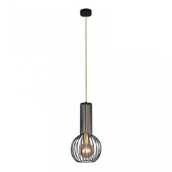 Lampa wisząca dekoracyjna do kuchni nad wyspę z serii ARVI BLACK K-4520 Kaja Lighting