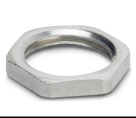 Akcesorium złącza Złącze wpuszczane Nakrętka płaska Srebro