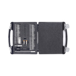 Zestaw wierteł Bernstein Końcówka wkręcająca Stal nierdzewna 47 szt. Zestaw końcówek