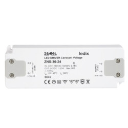 Zasilacz 24V 1,25A 30W slim DC ZNS-30-24 ZAMEL