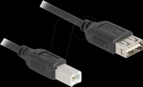 81528 USB 2.0 cable B plug to EASY A socket, 0.2 m